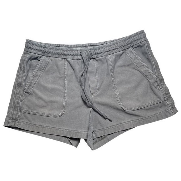 Athleta Pants - ATHLETA Womens Sz 14 Farallon Shorts Gray 4in Organic Cotton Blend Comfort-1436